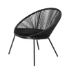 Papayo Silla Lounge Negro