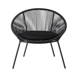 Papayo Silla Lounge Negro