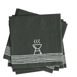 Pure Bbq Paquete De 20 Servilletas Varios Colores