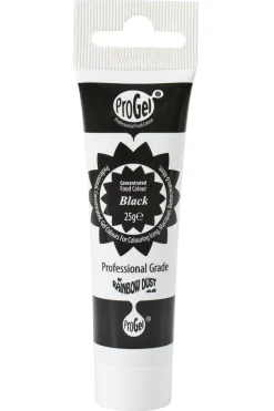 Rainbowdust Gel De Color P/Pasta Azucar Negro
