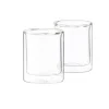 Relax Vaso De Doble Pared Juego De 2 Transparente