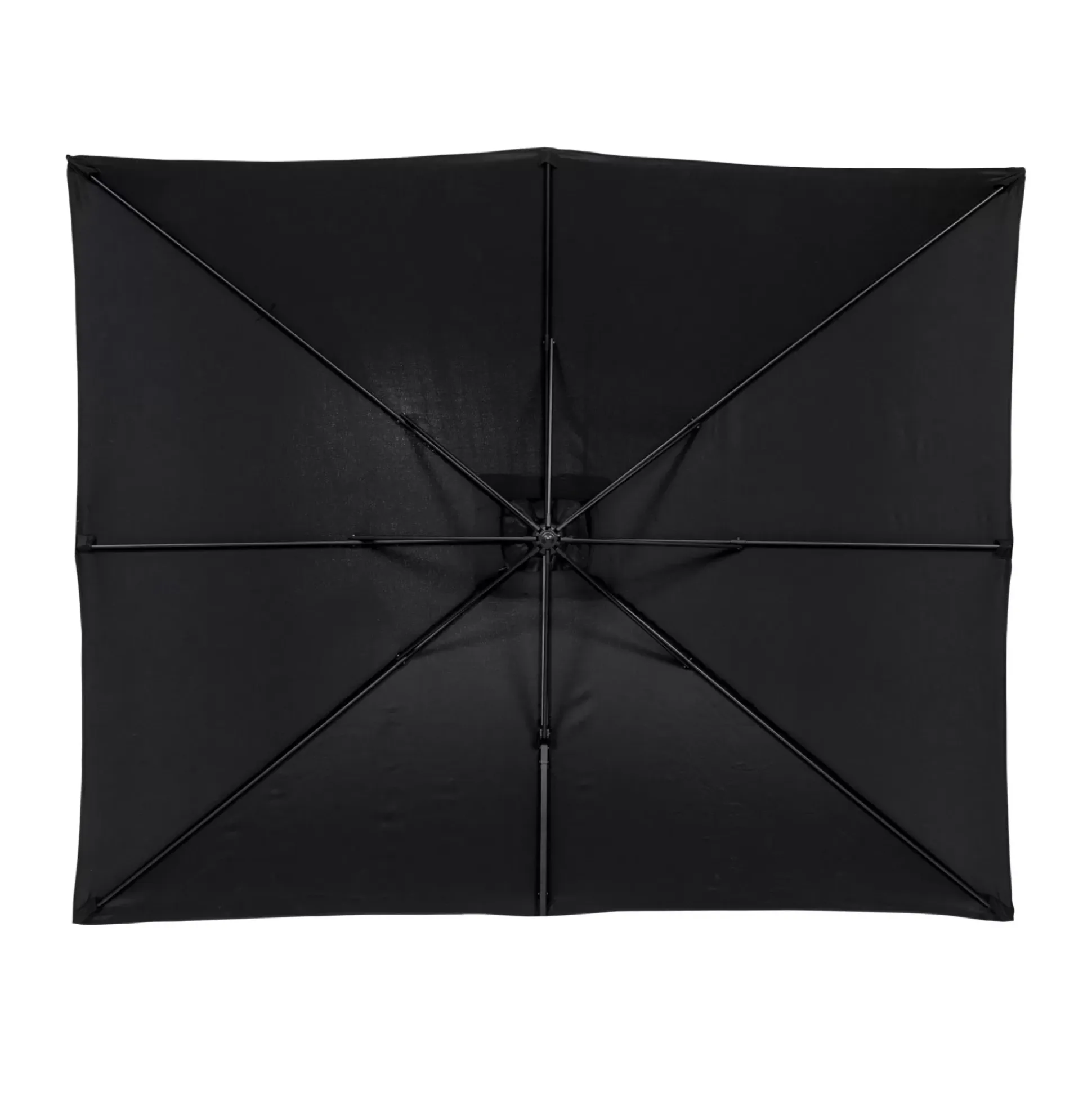 Riva Parasol Colgante Sin Pie Negro