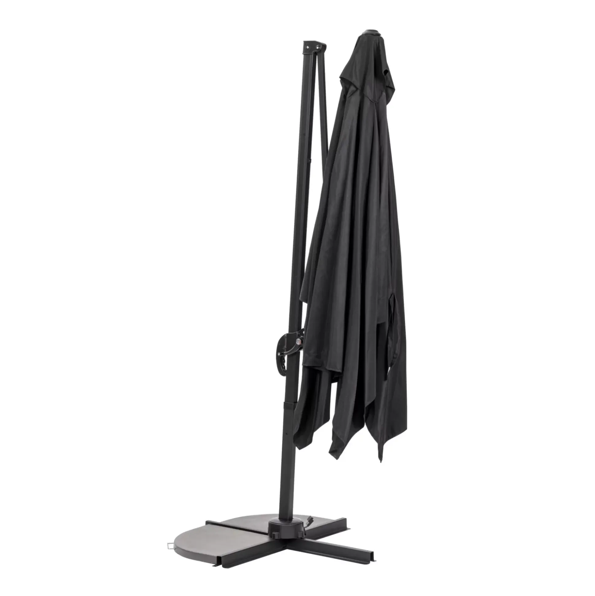 Riva Parasol Colgante Sin Pie Negro