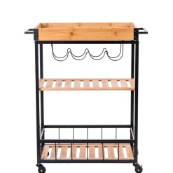 Selmo Carrito De Cocina Natural