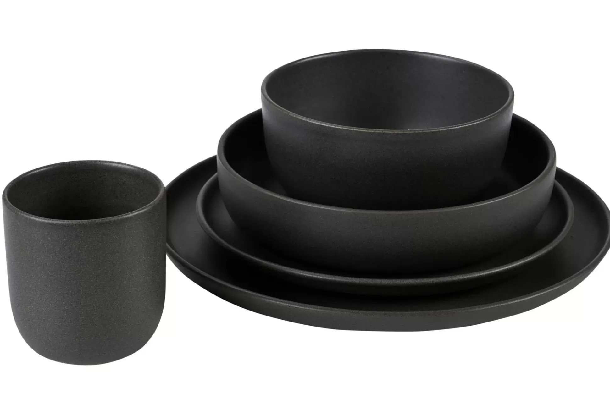 Soul Coal Plato De Postre Gris Oscuro