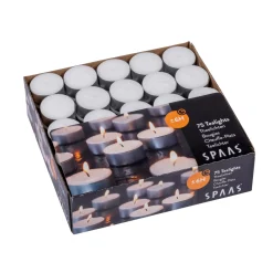 Spaas Velas Pequenas Juego De 75 Blanco
