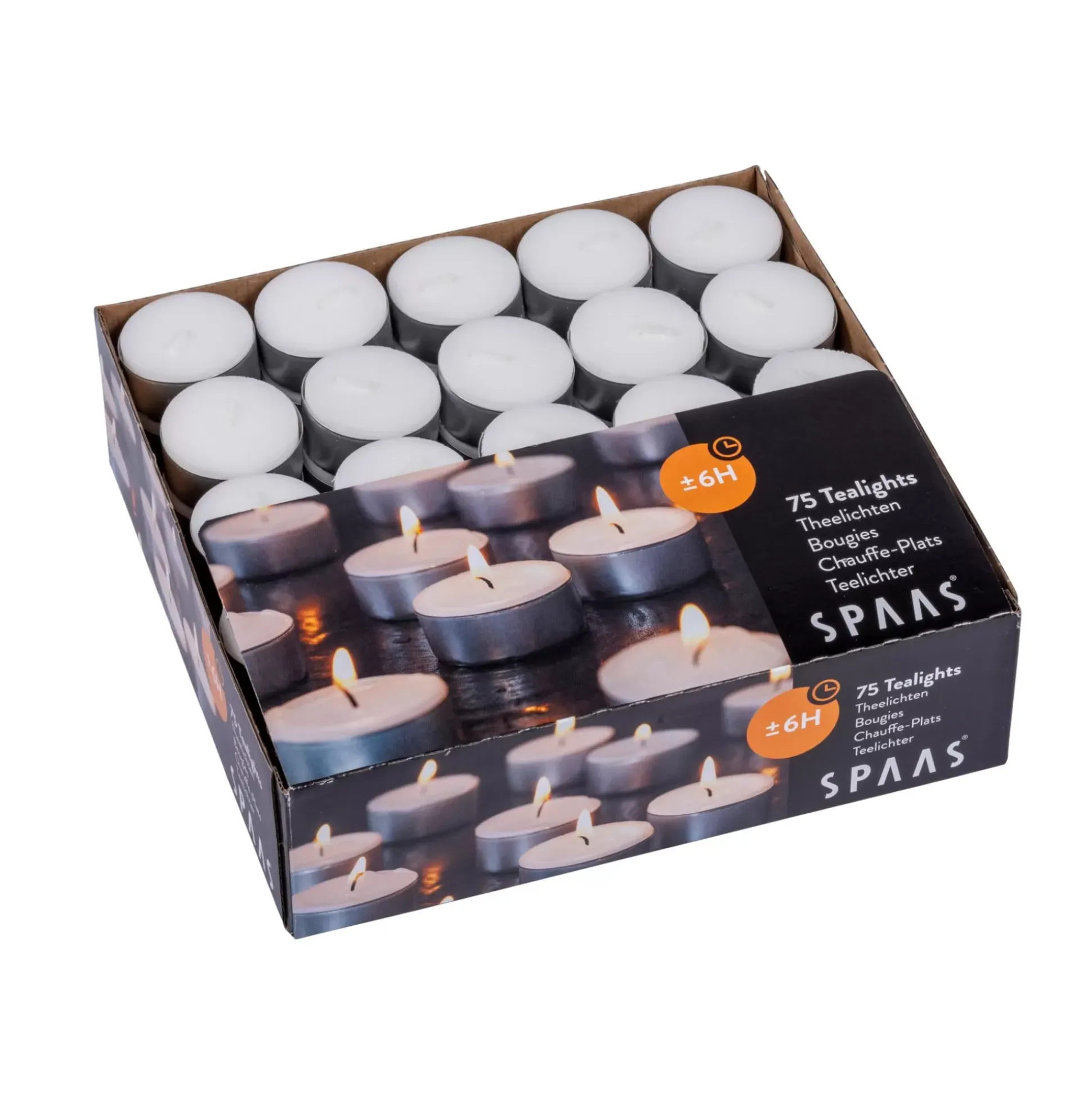 Spaas Velas Pequenas Juego De 75 Blanco