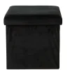 Stor Puf Plegable Funcion Almac. Negro