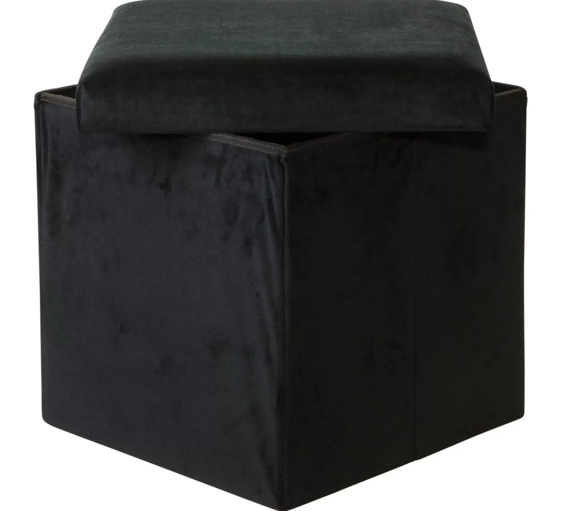 Stor Puf Plegable Funcion Almac. Negro