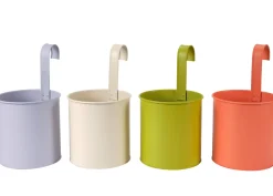 Tanaman Macetero Colgante 4 Colores Blanco Apagado