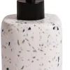 Terrazzo Dispensador De Jabon Blanco