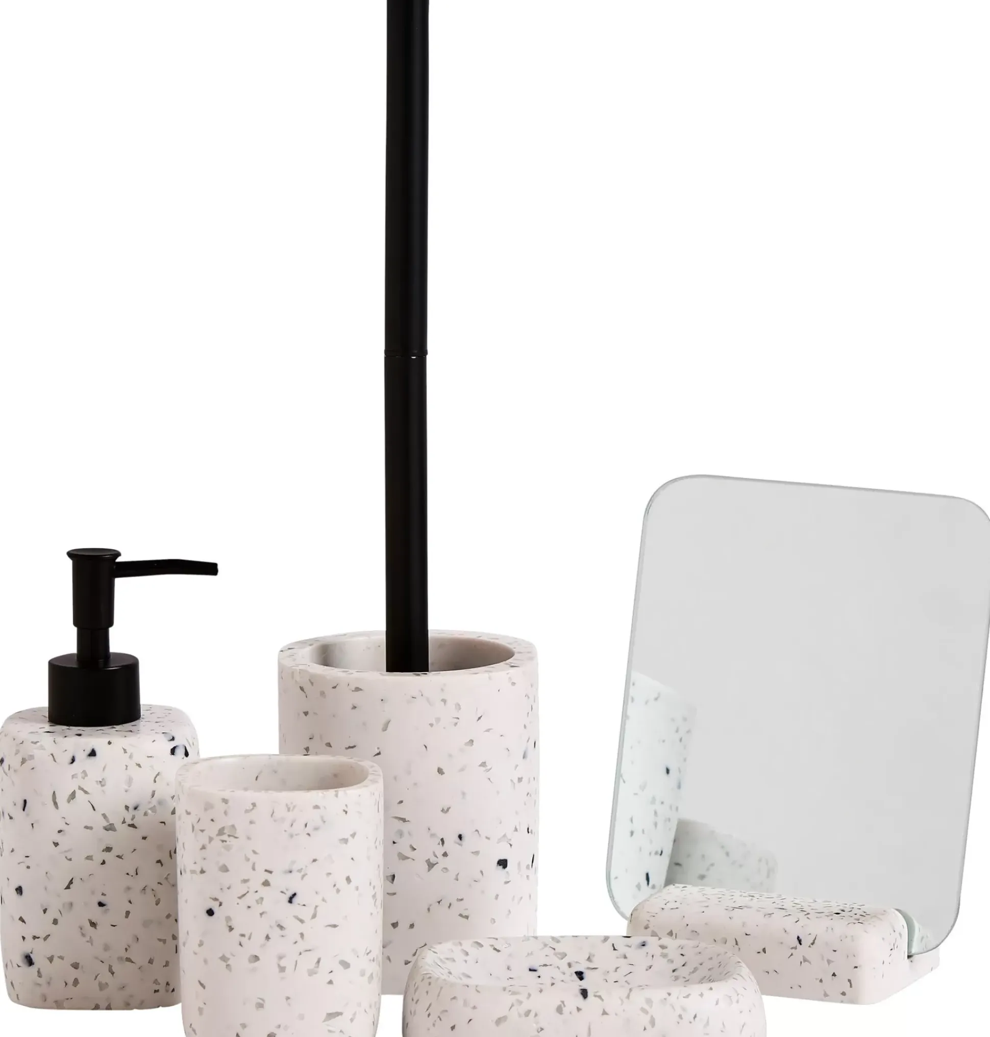 Terrazzo Jabonera Blanco