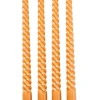 Twist Velas Retorcidas Juego De 4 Naranja