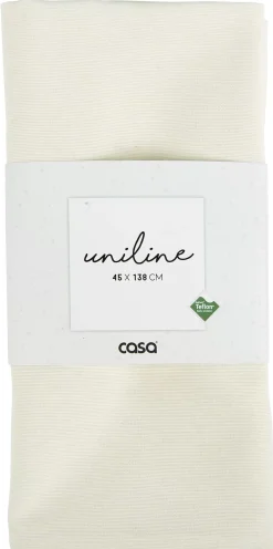 Uniline Camino De Mesa Blanco Apagado