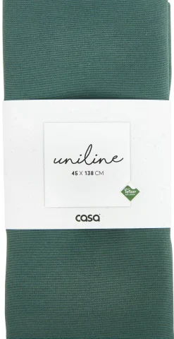 Uniline Camino De Mesa Verde Oscuro