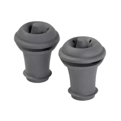 Vacuvin Tapones De Vino Juego De 2 Gris