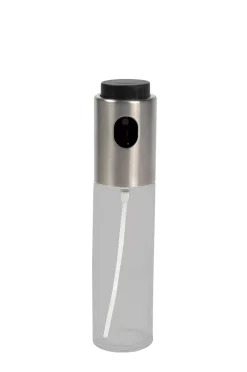 Vinaigre Aceitera-Vinagerera Negro, Plateado, Transparente