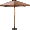Wood Parasol Sin Pie Taupe