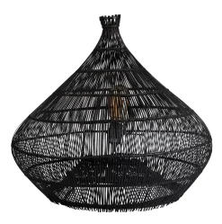 Zalou Lampara De Mesa Negro