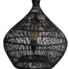 Zalou Lampara De Mesa Negro
