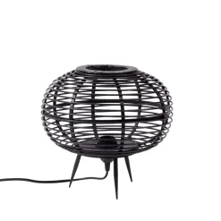 Zanzi Lampara De Mesa E27 Negro